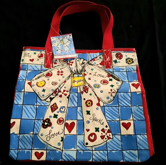 Brighton Love Sparkle Tote NEW